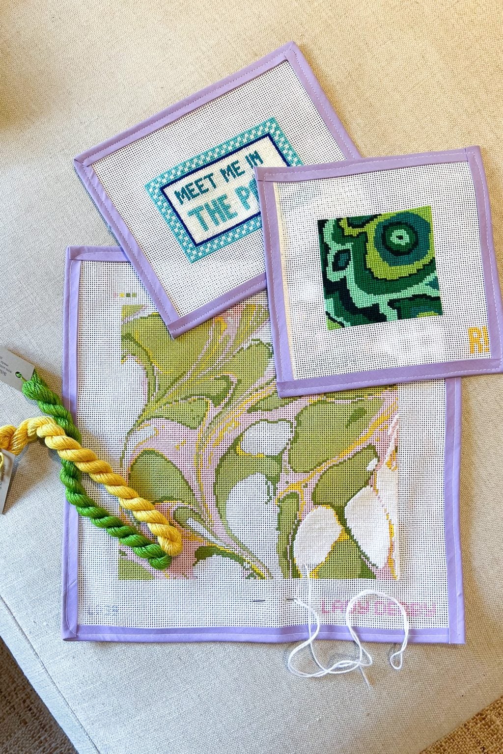 Needlepoint 101: Beginner Class (1.5 Hours)